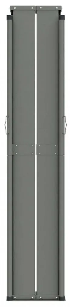 antracitszürke behúzható oldalsó napellenző 220 x 1000 cm