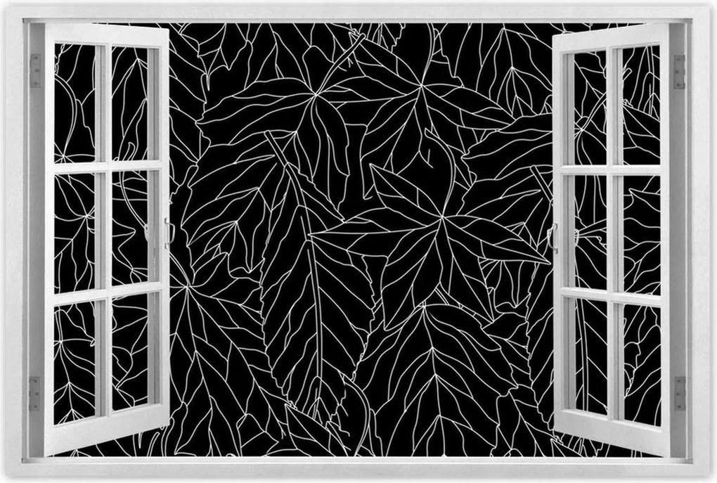 Poszterek 60x40 Leveles absztrakt