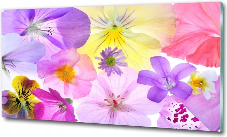 Fotó üvegkép Levendula a fán 125x50