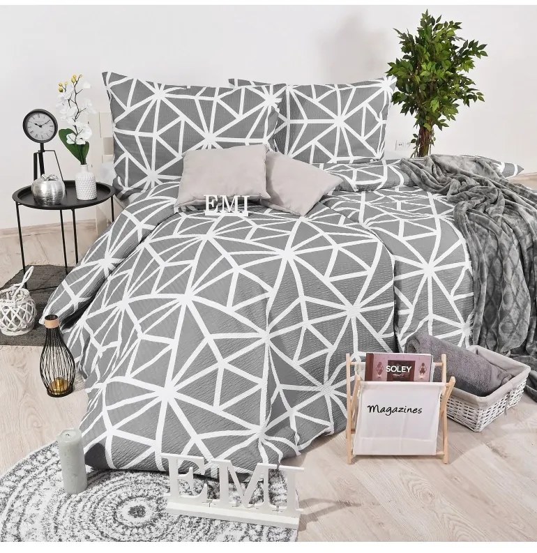 EMI Helsinky krepp ágyneműhuzat, A standard egyszemélyes ágy szett tartalma: 1x 140x200 + 1x 70x90