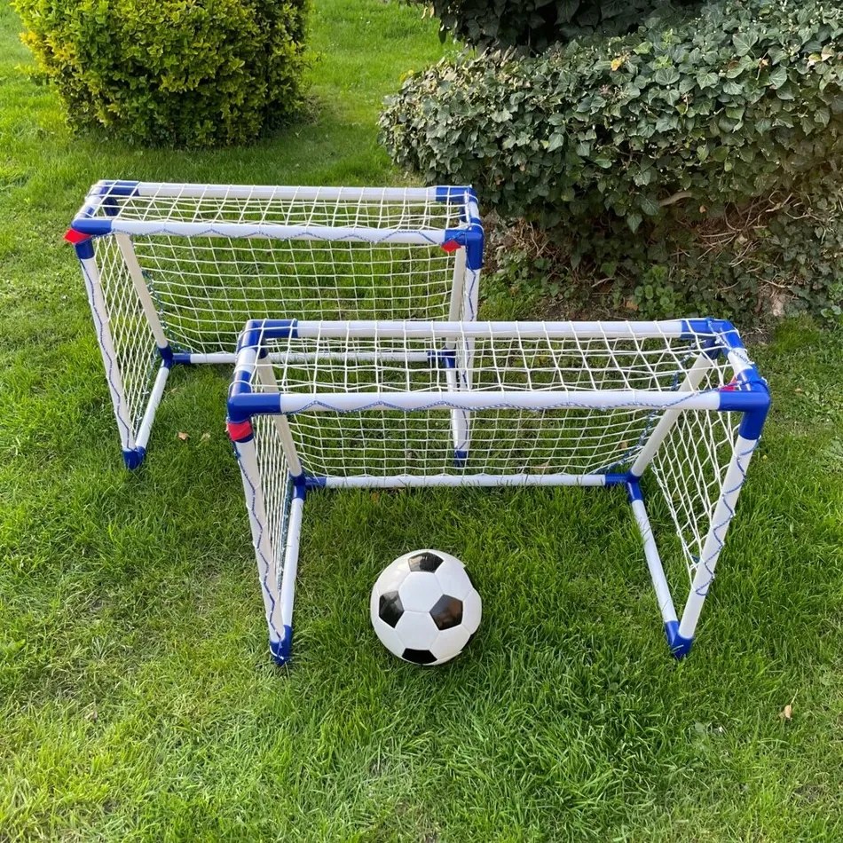My Hood 308219 Targe t Sport Juniorfutballkapu-készlet és labdák, 3 db
