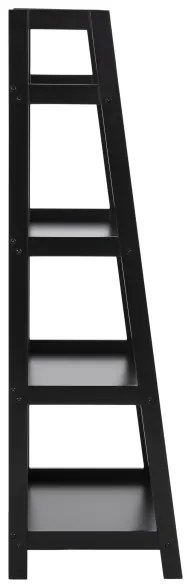 DAMON fekete könyvespolc