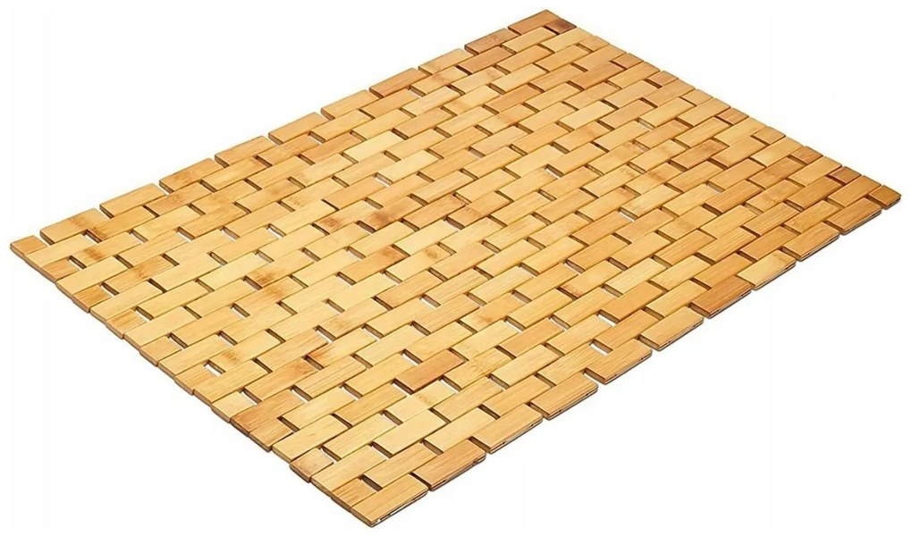 Rea - bambusz fürdőszobai szőnyeg 40x60 cm 371563A, fa, LAZ-09563