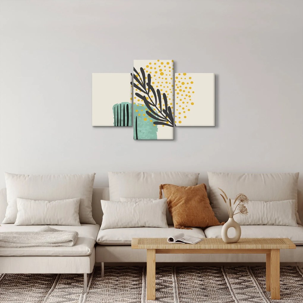Kép - Absztrakt lapok N⁰3 (90x60 cm)
