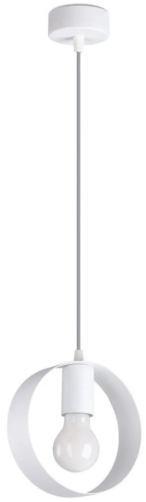 Sollux SL.1137 - Csillár zsinóron TITRAN 1xE27/60W/230V fehér