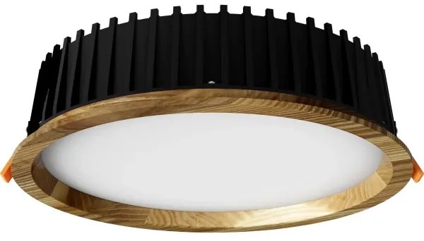 APLED - LED Lámpa RONDO WOODLINE LED/18W/230V 3000K átm. 26 cm kőris tömör fa