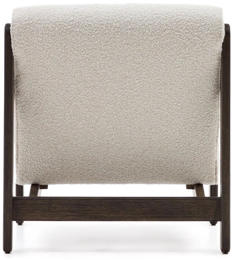 Fehér buklé fotel Magira – Kave Home