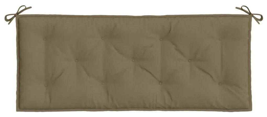 2 db melange tópszínű szövet kerti padpárna 120x50x7 cm