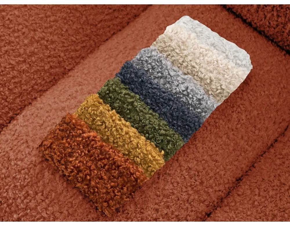 Téglavörös buklé lábtartó Hippolyte – Bobochic Paris