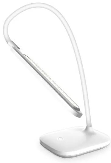 Platinet asztali lámpa 5 W, akkumulátor + USB, fehér