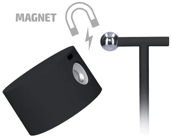 Solight WO68-B-LED Dimmelhető újratölthető lámpa 3in1 LED/4W/2000 mAh 3000/4000/6500K fekete