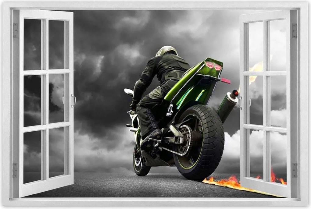 Poszterek 120x80 Zöld versenyautó