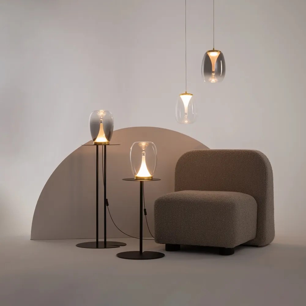 Maytoni modern függeszték splash átlátszó arany mymod282pl-l8g3k1