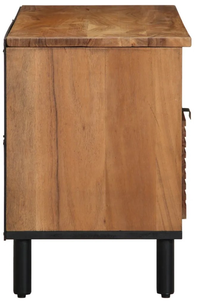 TV állvány 100x33,5x46 cm Tömör akácfából