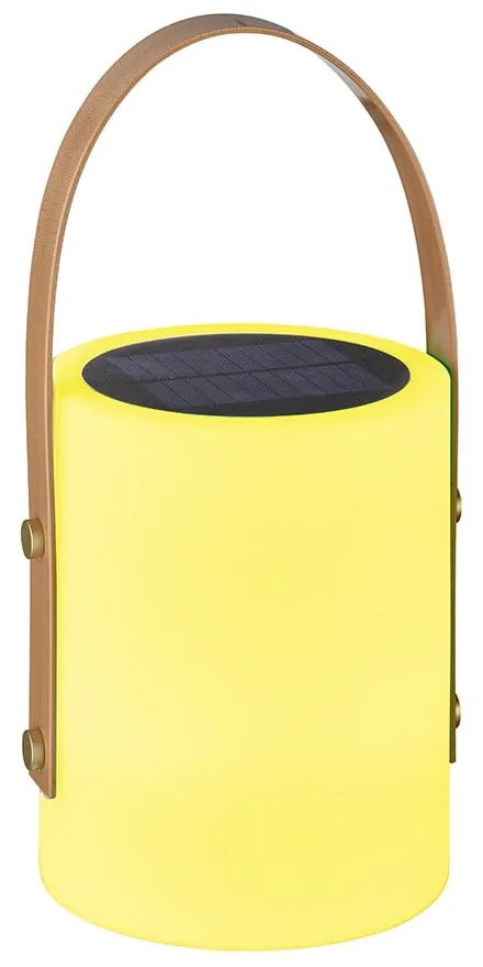 Fehér-barna LED asztali lámpa (magasság 34 cm) Bari – Fischer & Honsel