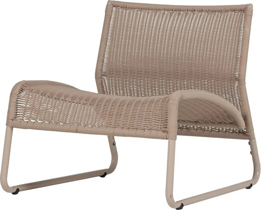 Bézs műrattan kerti fotel West – WOOOD