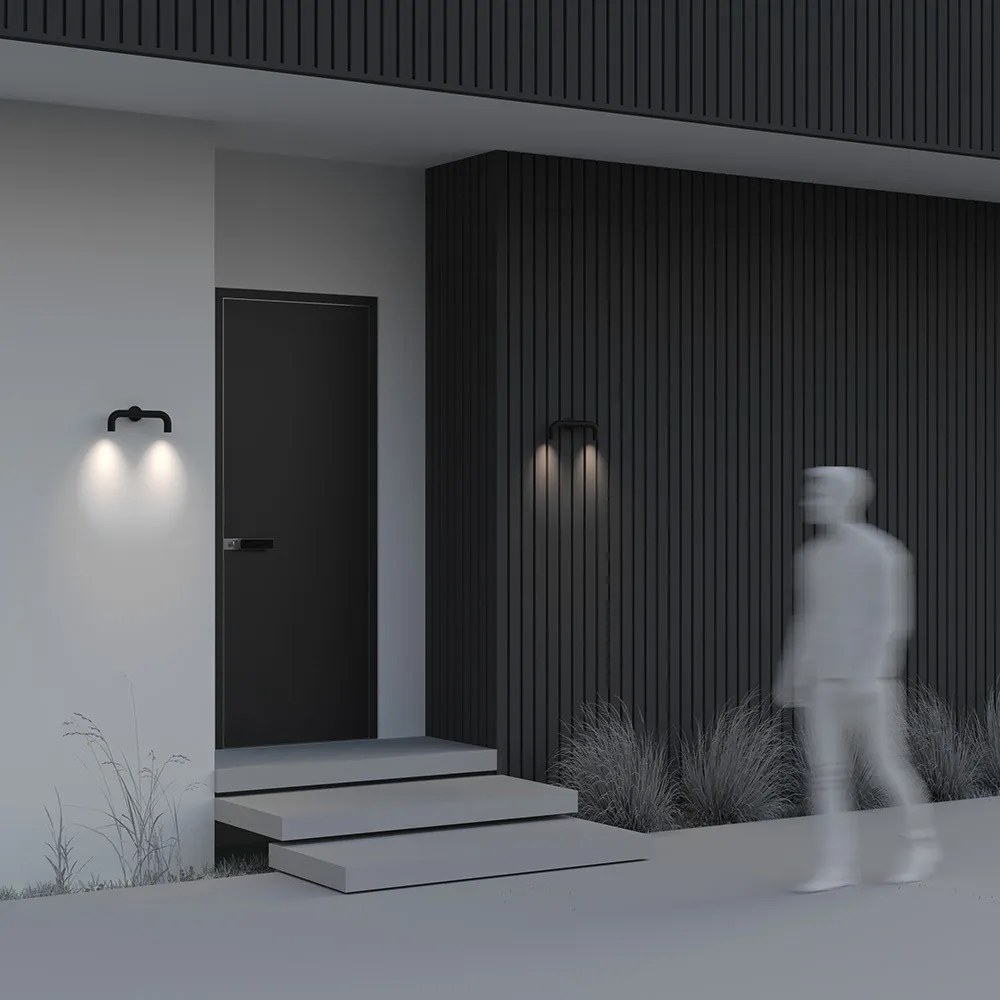 MAYTONI O477WL-L4GF3K SLEEK Modern Kültéri Fali Lámpa Szürke LED IP65