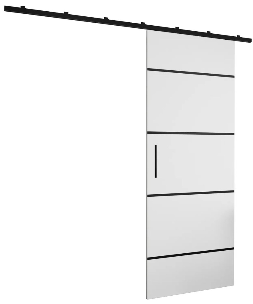 Tolóajtó 80 cm Zodiac IV (matt fehér). 1074257