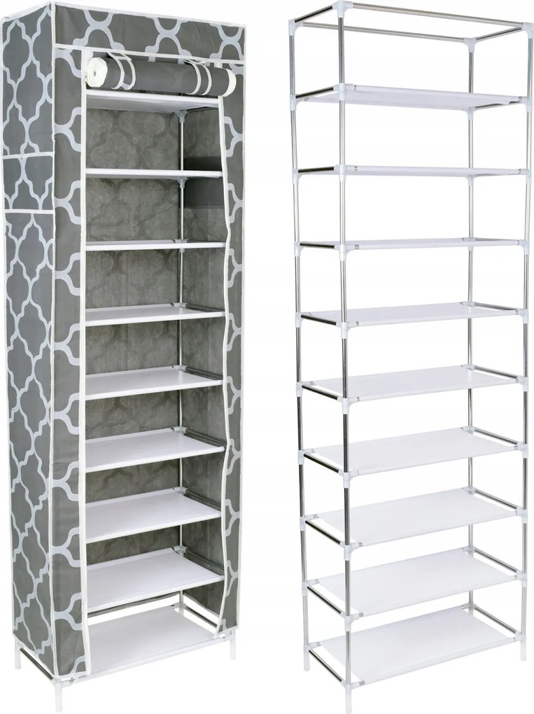 Cipősszekrény Cipő Rendszerező Könyvespolc Állvány Polcok Gardrób Anyag