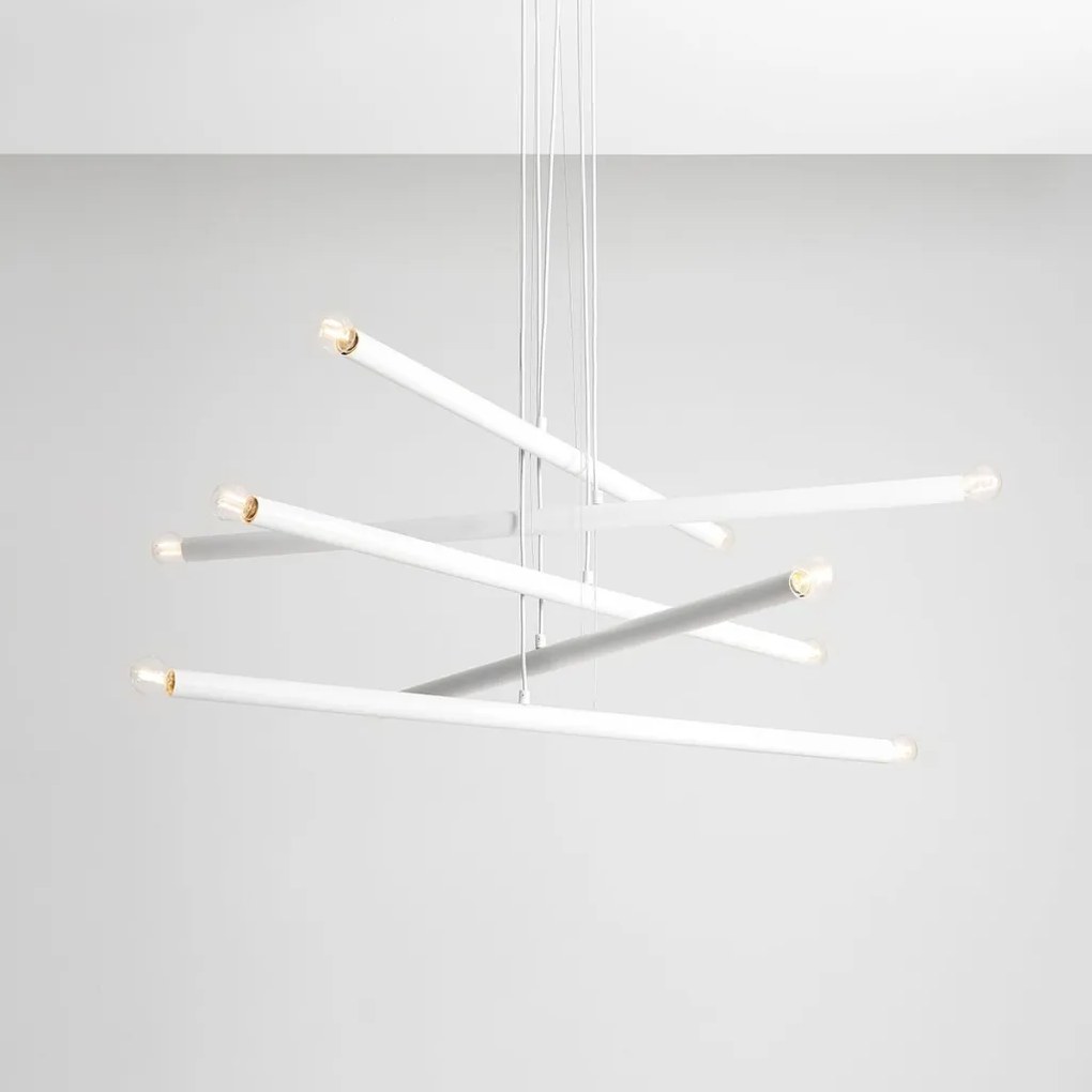 ALDEX 1072M TUBO Modern Led Függesztett Lámpa Fehér E14 IP20