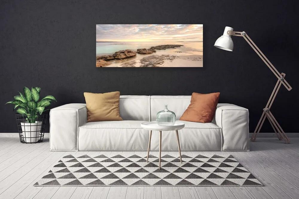 Vászonkép nyomtatás Sea Beach Landscape 100x50 cm