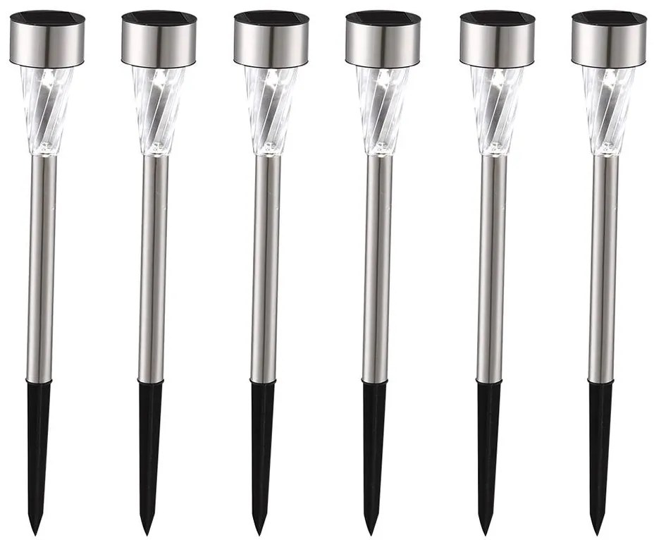 Globo 3386-6 - KÉSZLET 6x LED Napelemes lámpa LED/1,2V IP44