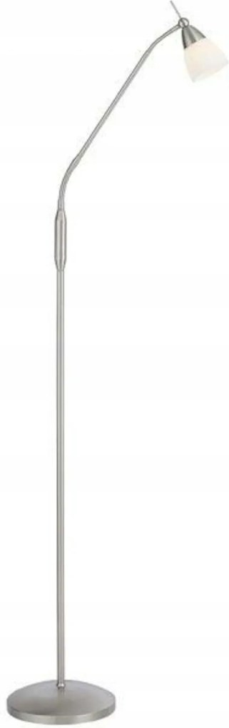 Paul Neuhaus Led állólámpa, ezüst, opálüveg, fényerőszabályzós, 3000K