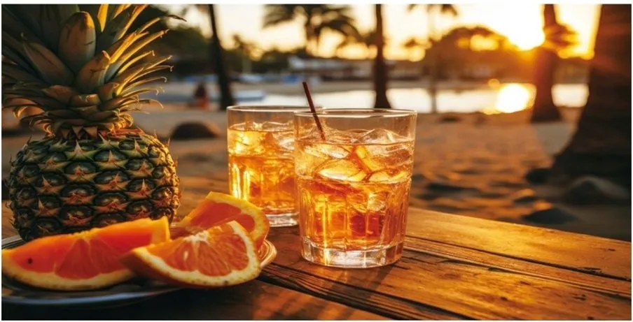 Gordon H94 Gyorsan száradó mikroszálas strandtörölköző, italos, 100 x 180 cm