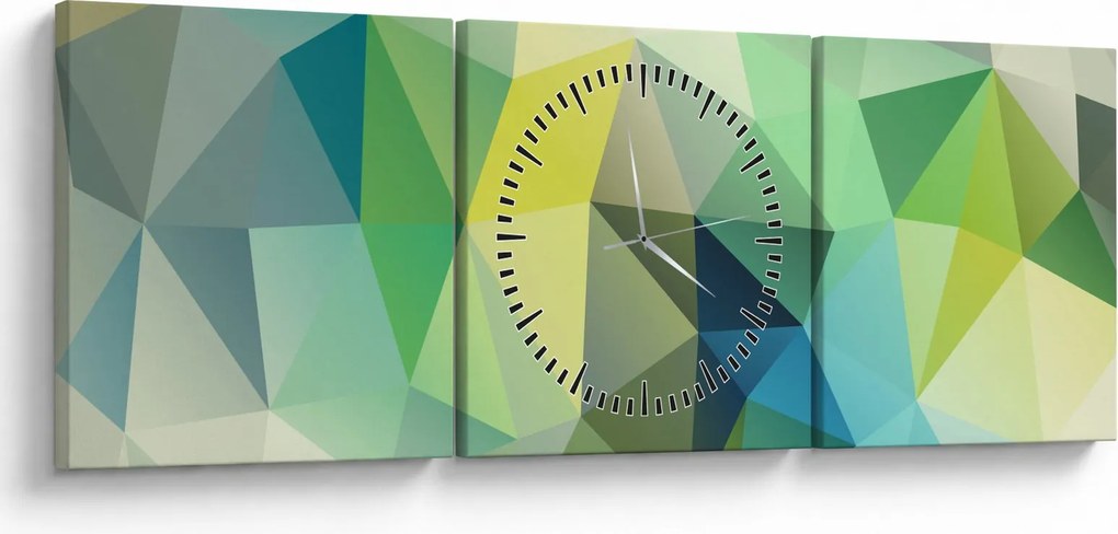 A geometriai absztrakció képe (órával) (90x30 cm)