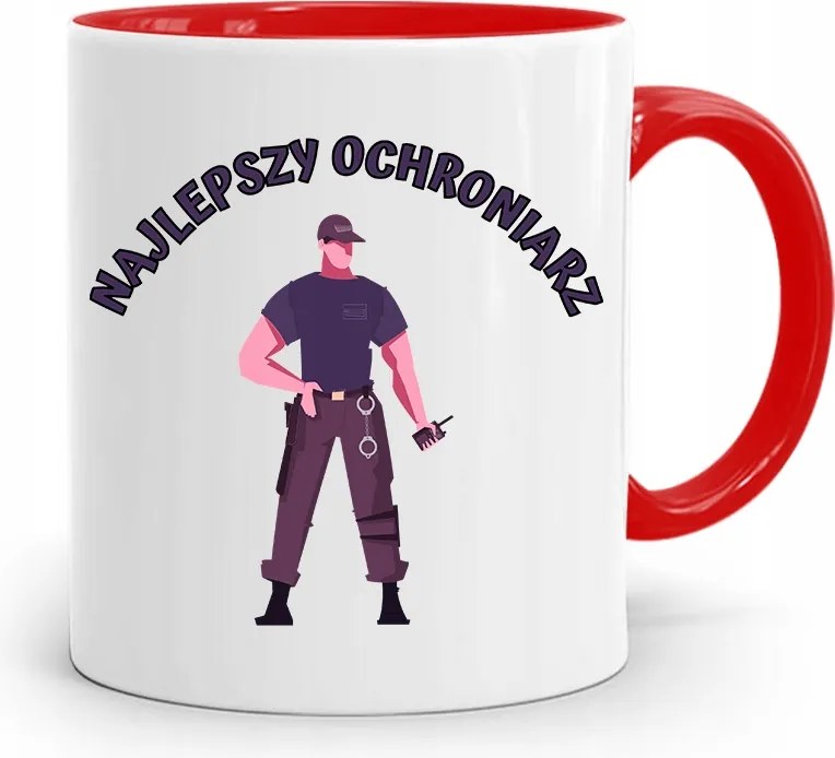 Őrző-védő Piros Ajándék Bögre fényképes nyomattal