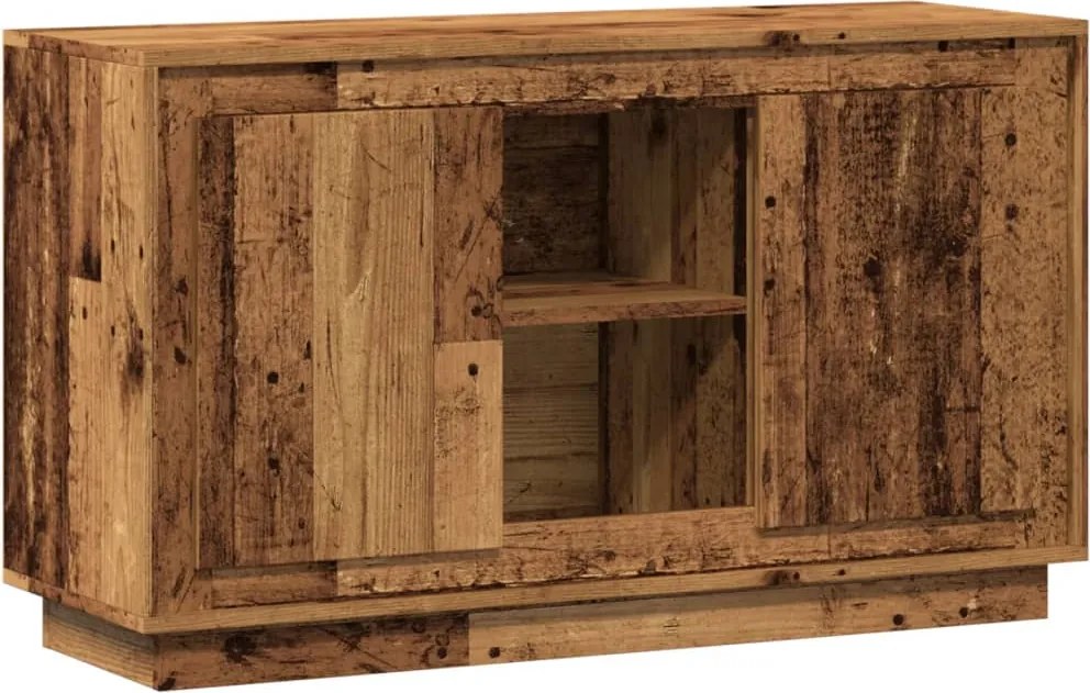vidaXL antik fa színű szerelt fa tálalószekrény 102 x 35 x 60 cm