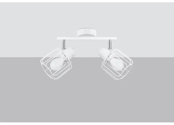Sollux SL.1112 - Spotlámpa BELUCI 2xE14/40W/230V fehér