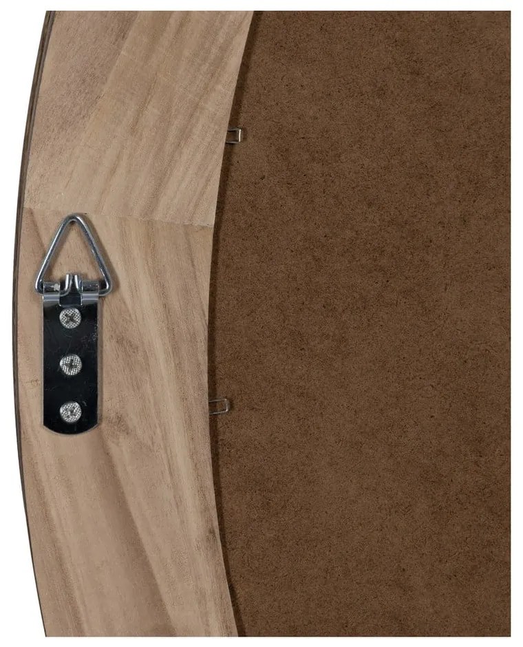 Fali tükör tömörfa kerettel ø 110,5 cm Paula – Ixia