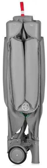 Lionelo - Játszókarám MILLE PLUS szürke-zöld