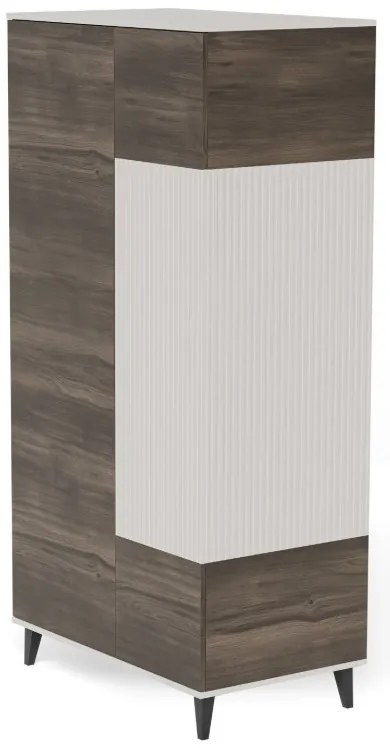 Random 2 S-1 szekrény kasmír/dió