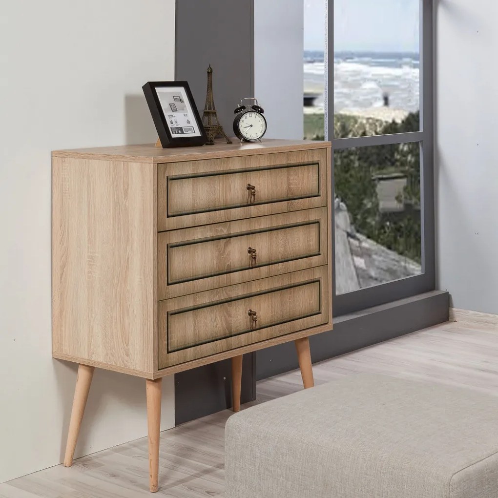 Trio komód, 80 cm – TR869VEL3435