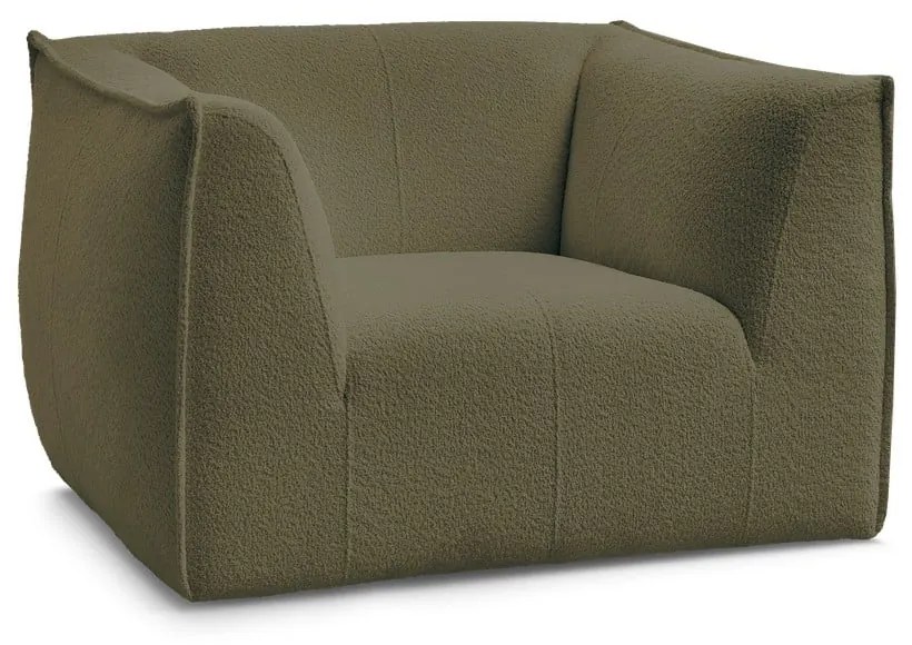 Zöld buklé fotel Giorgia – Bobochic Paris