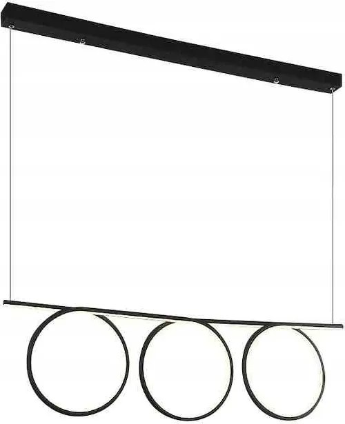 Függőlámpa Loop Black 60W Led