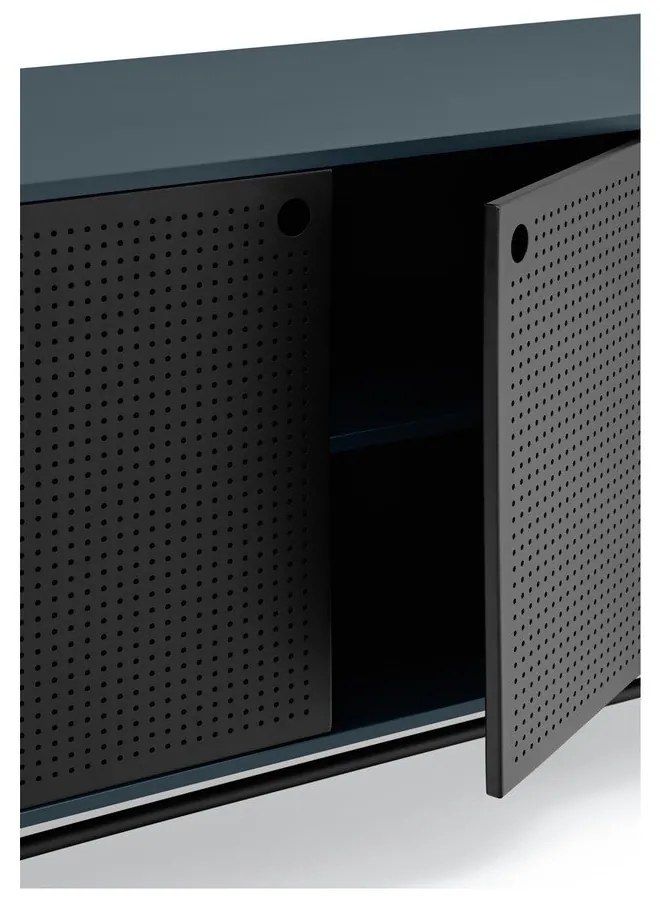 Punto fekete-kék komód, szélesség 212 cm - Teulat