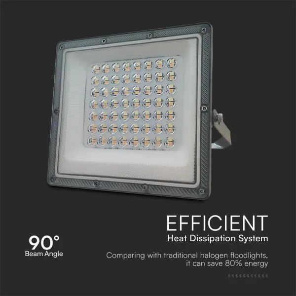 LED Reflektor LED/50W/230V IP65 3000/4000/6500K szürke