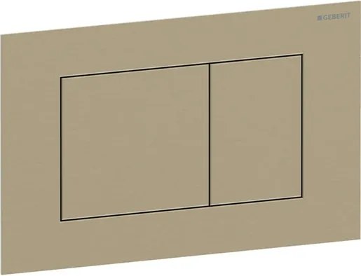 Geberit Sigma40 vezérlő gomb acélból sárgarézből 115.629.QF.1