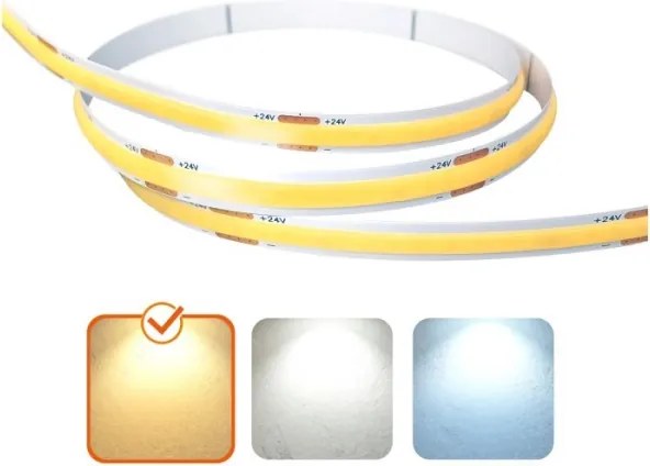 TRAMO kültéri LED szalag 50W/24V 5m IP65 3000K