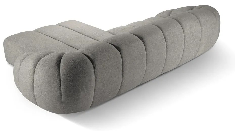 Világosszürke sarokkanapé (jobb oldali) Diana – Micadoni