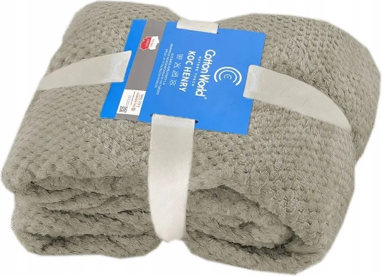 Dombornyomott Takaró 200x220 Henry Szürke Light Grey