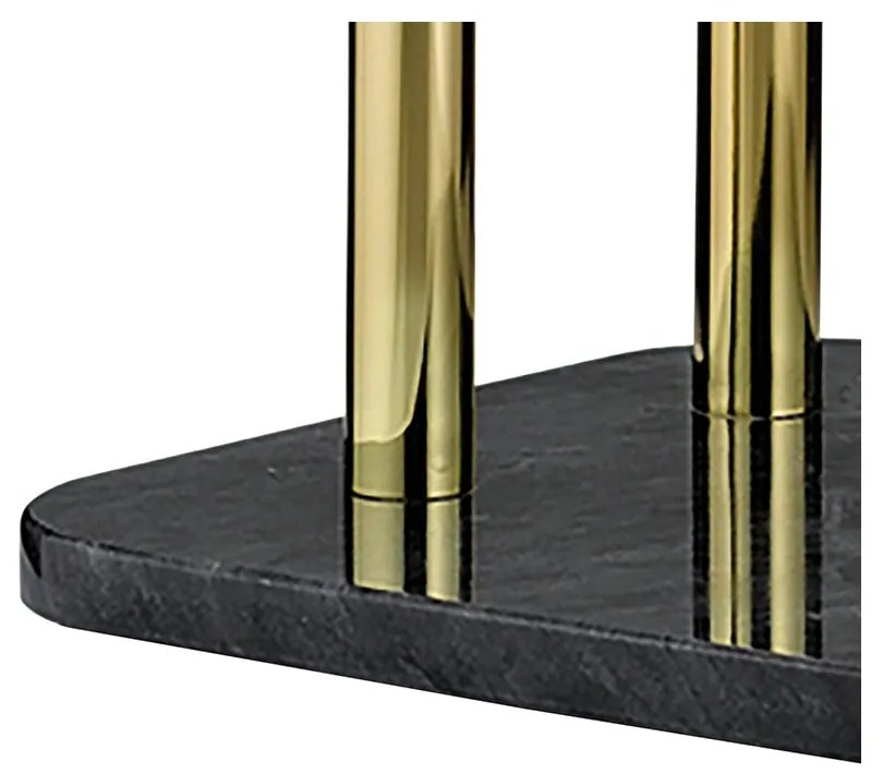 Liron fekete márvány törölközőtartó - Kela