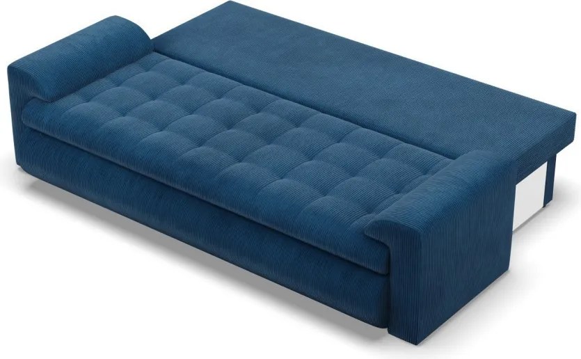 Tokio kanapéágy, kordbársony, kék