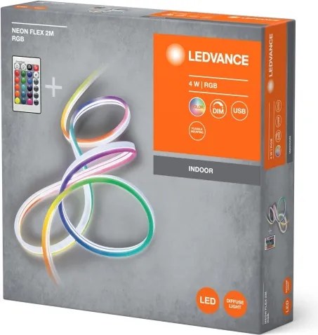 Ledvance - LED RGBW állítható fényerő NEON FLEX szalag 2,1m LED/4W/5V + DO