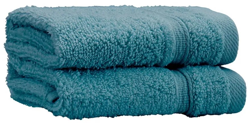 Kékeszöld frottír pamut törölköző szett 2 db-os 30x30 cm Zero Twist – Catherine Lansfield