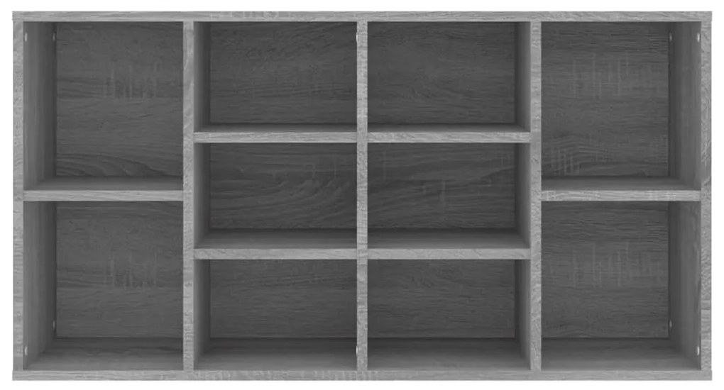 szürke sonoma színű cipőtároló pad 103 x 30 x 54,5 cm