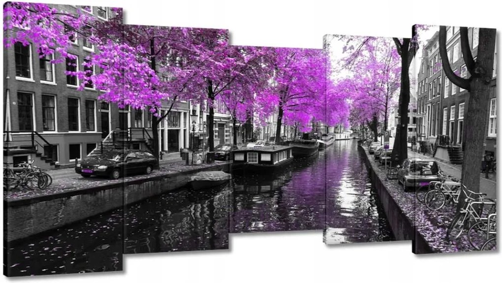 Festmények 150x80 Holland tájkép Folyó